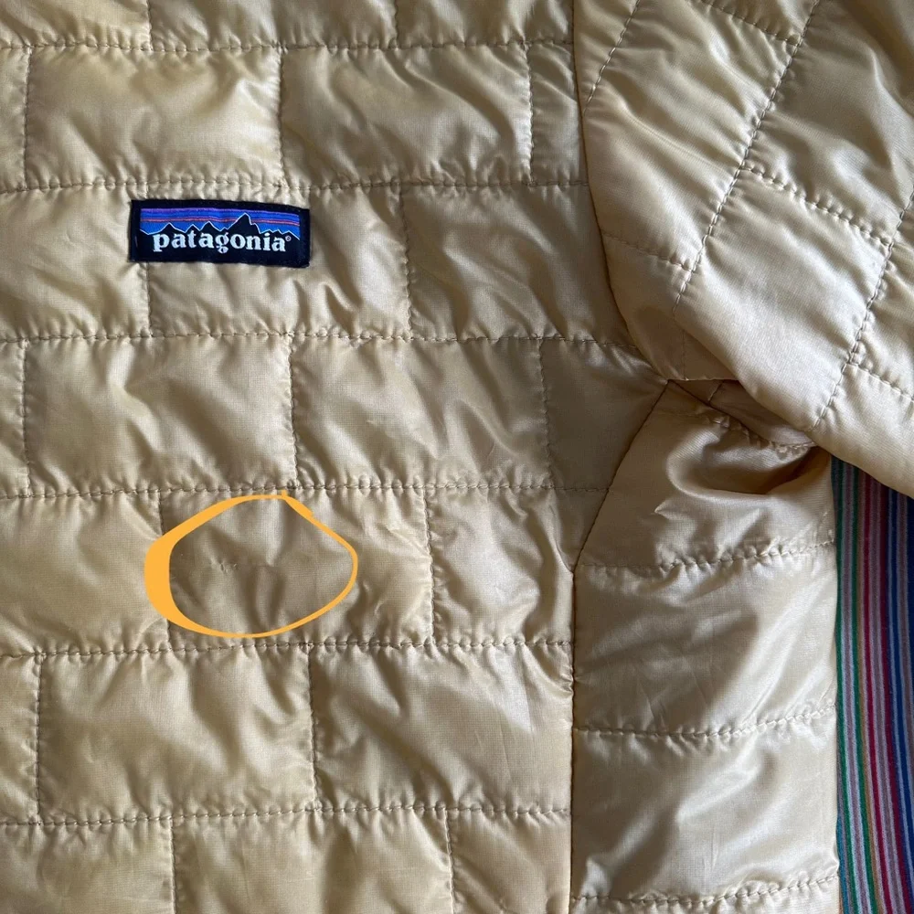 Men's Patagonia Nano Puff® Jacket • yellow / gold • small • puffer • hiking - Picture 9 of 12